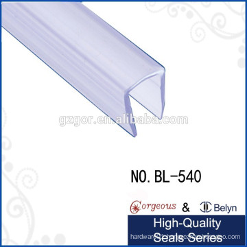 shower seal used for 90 & 180 degree glass door rubber seal strip